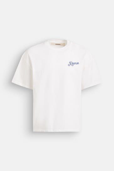 ROUGH. T-Shirt weiß