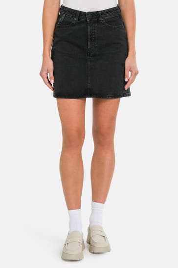 MARC O'POLO DENIM Jeansrock schwarz