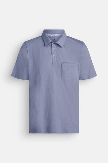 COLOURS & SONS Polo-Shirt taubenblau