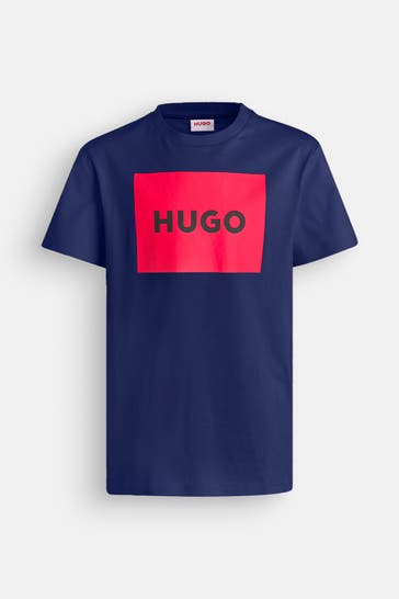 HUGO T-Shirt königsblau