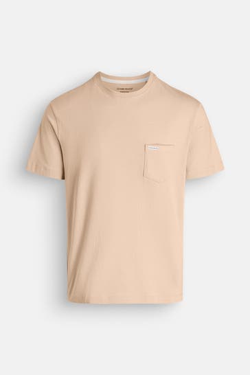 GUESS T-Shirt hellbraun