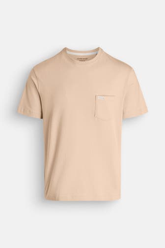 GUESS T-Shirt hellbraun