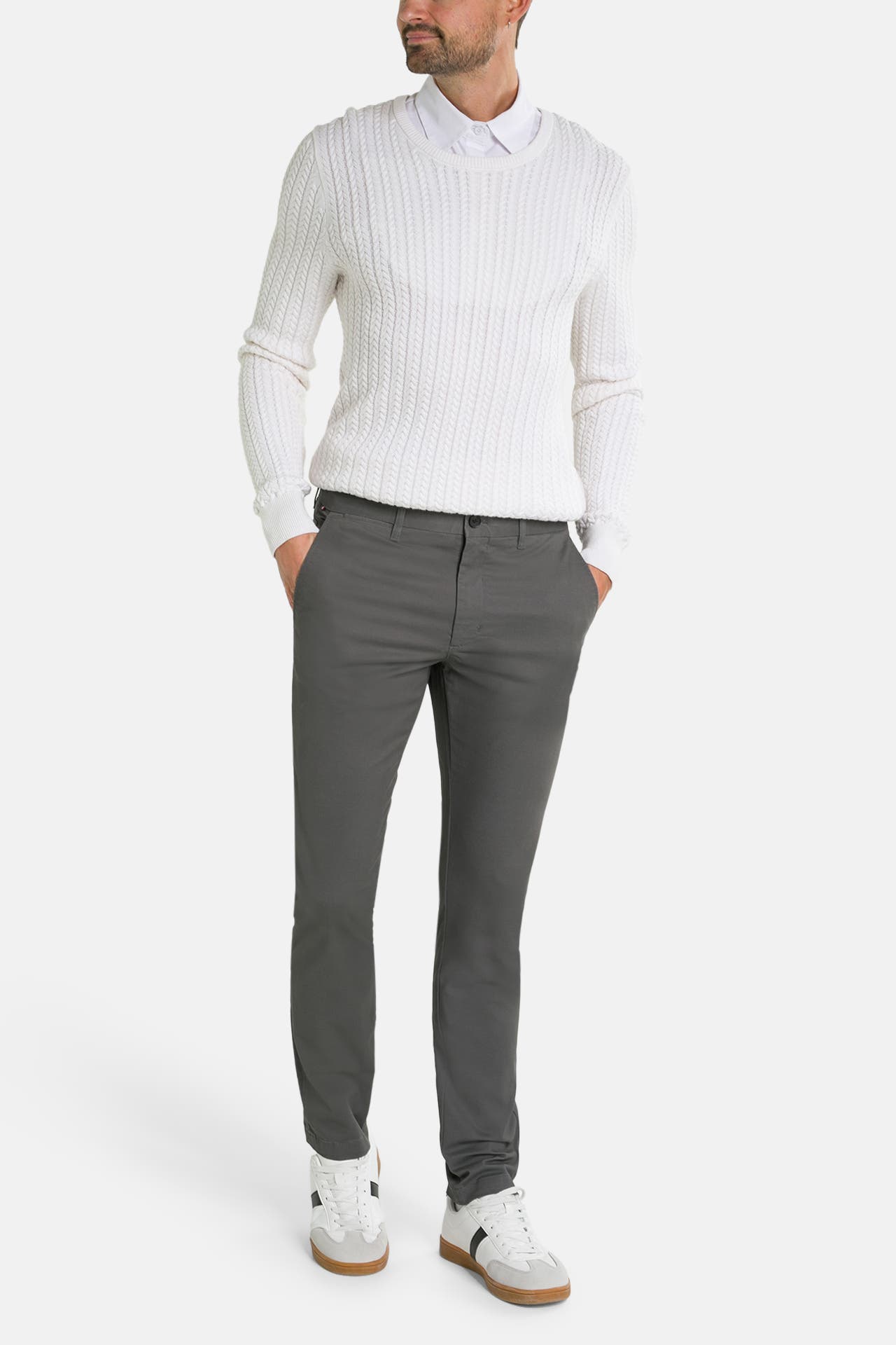 TOMMY HILFIGER Chino 'Bleecker' steingrau, Bild 1