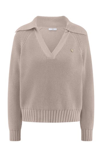 RIANI Strickpullover greige