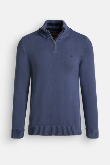 SUPERDRY Strick-Troyer graublau