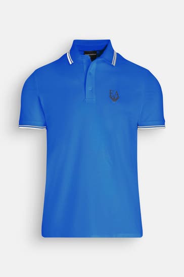 EMPORIO ARMANI Polo-Shirt blau