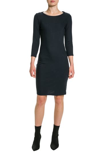 ARMANI EXCHANGE Jersey-Kleid dunkelblau
