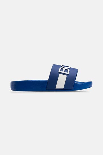 BOSS Badeschuhe blau