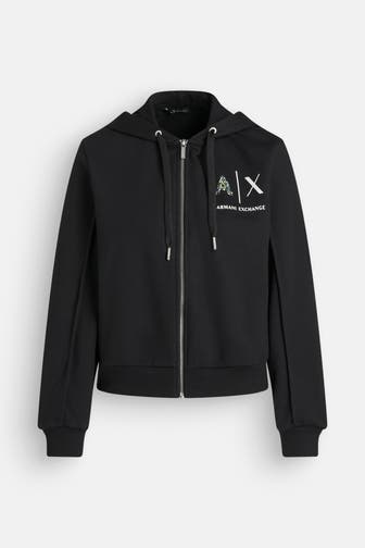 ARMANI EXCHANGE Sweatjacke schwarz