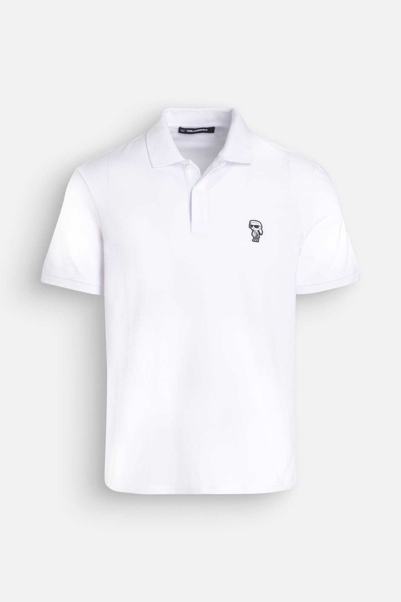 KARL LAGERFELD Polo-Shirt weiß, Bild 1