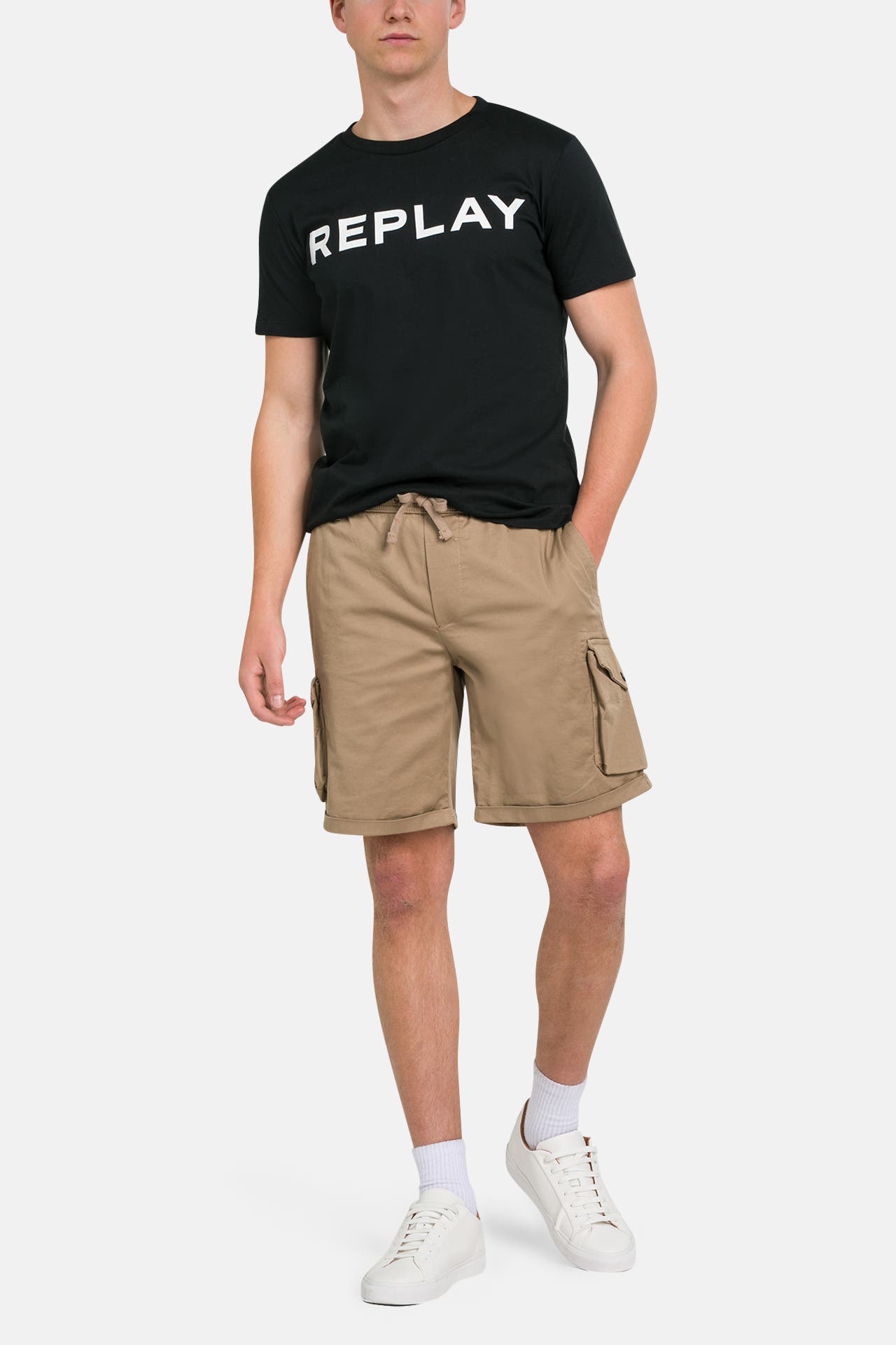 REPLAY Cargo-Shorts beige, Bild 1