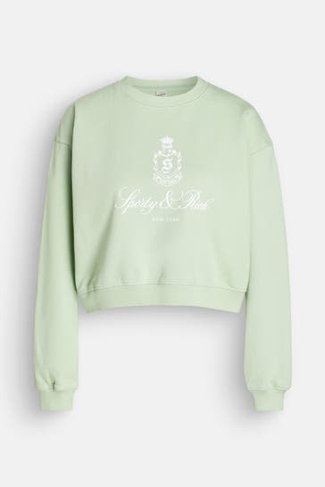 SPORTY & RICH Sweatshirt pastellgrün