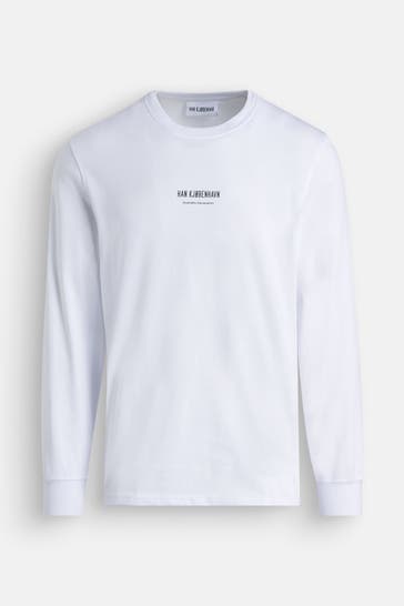 HAN KJØBENHAVN Longsleeve weiß