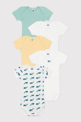 PETIT BATEAU 5er-Pack Bodies mehrfarbig