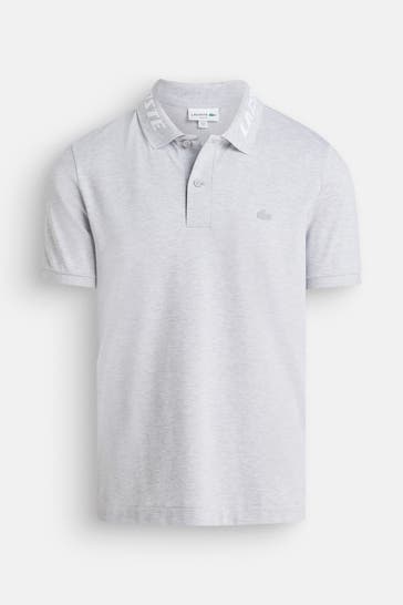 LACOSTE Polo-Shirt hellgrau
