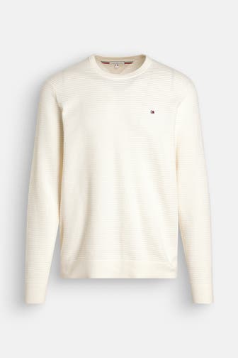 TOMMY HILFIGER Strickpullover ecru