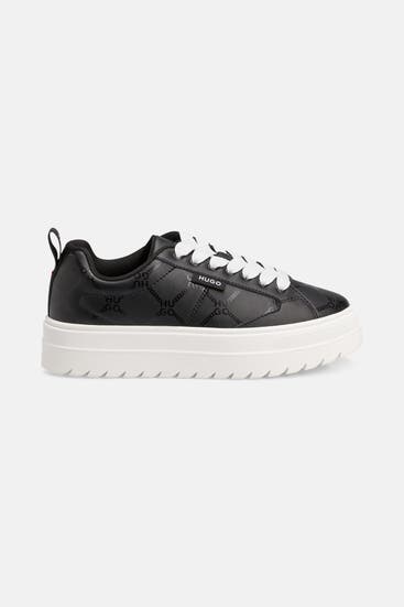 HUGO - Plateau-Sneaker 'Lyssa' schwarz