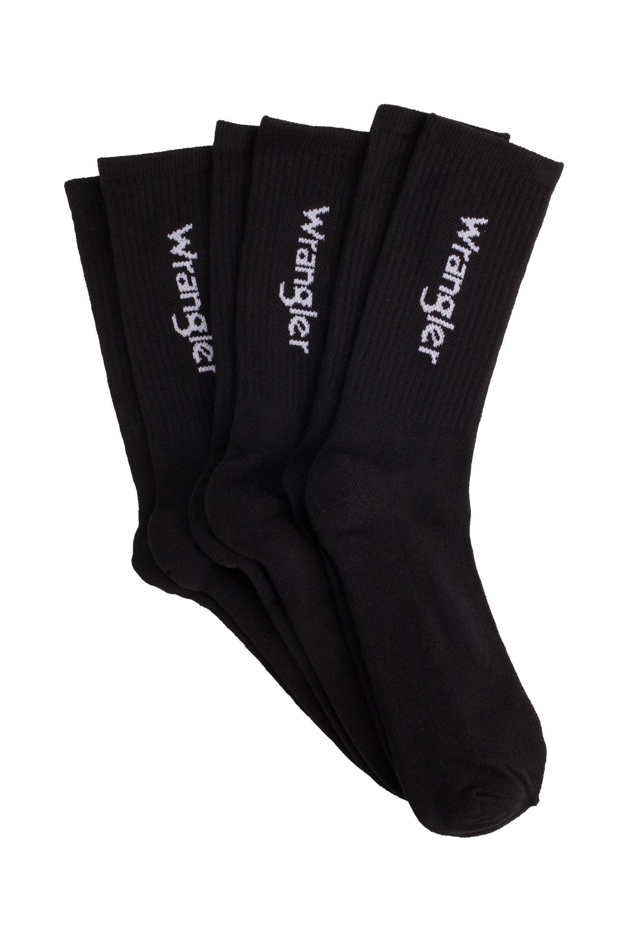 WRANGLER 3er-Pack Strümpfe 'Rogers' schwarz, Bild 1