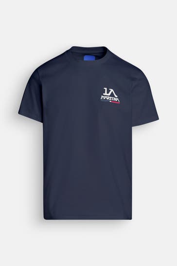 LA MARTINA T-Shirt nachtblau