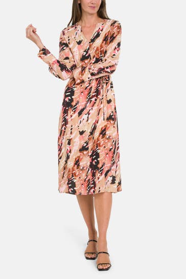 COMMA, Midikleid gemustert