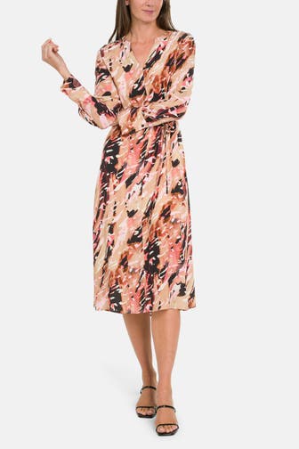 COMMA, Midikleid gemustert