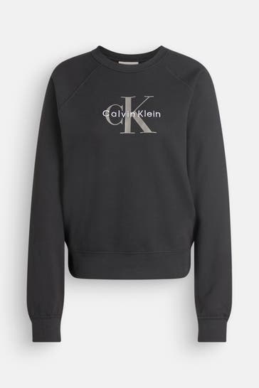 CALVIN KLEIN Sweatshirt schwarz