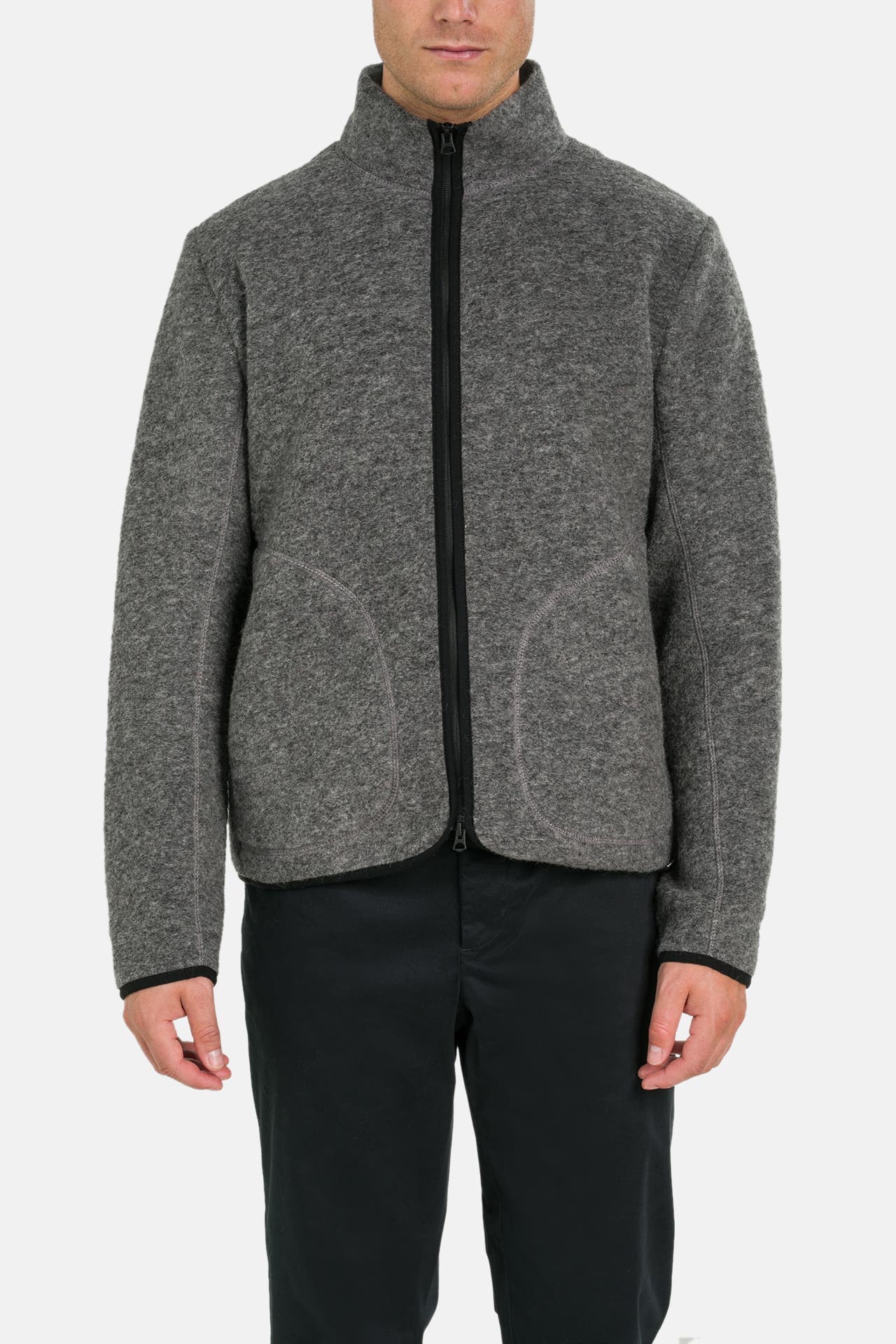 J.LINDEBERG Fleecejacke 'Dustin' grau, Bild 1