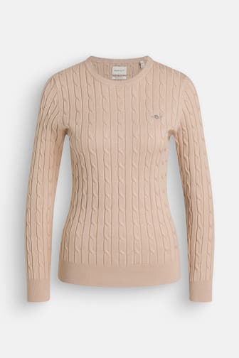 GANT Strickpullover hellbraun