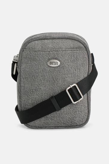 DIESEL Umhängetasche grau