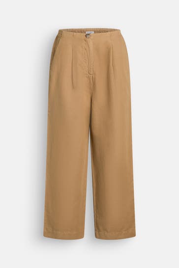 MARC O'POLO DENIM Leinenmix-Hose camel