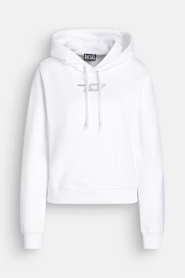 DIESEL Hoodie weiß