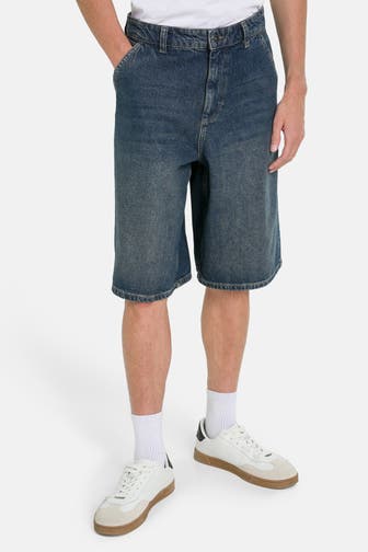 SUPERDRY Jeansshorts dunkelblau