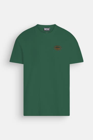 DIESEL T-Shirt dunkelgrün