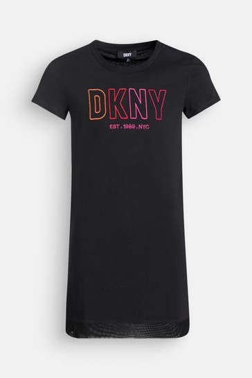 DKNY T-Shirt Kleid schwarz