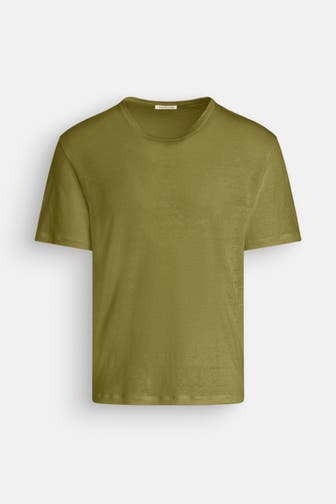 PHIL PETTER Leinen-Shirt khaki
