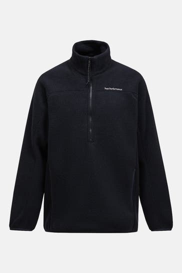 PEAK PERFORMANCE Fleece-Troyer schwarz