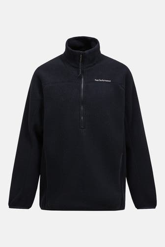 PEAK PERFORMANCE Fleece-Troyer schwarz
