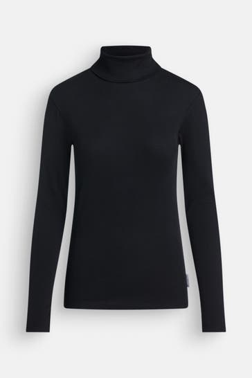 MARC O'POLO DENIM Rollkragenpullover schwarz
