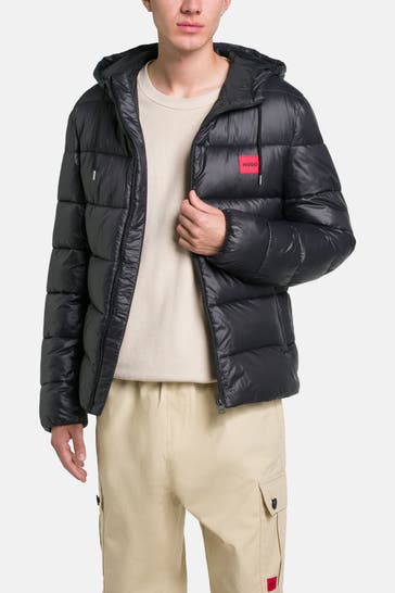 HUGO Steppjacke schwarz