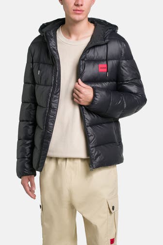 HUGO Steppjacke schwarz