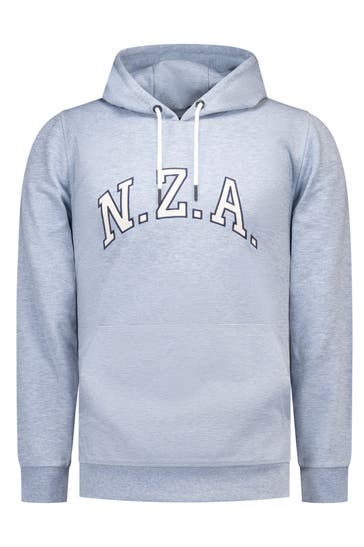 NEW ZEALAND AUCKLAND Hoodie hellblau meliert