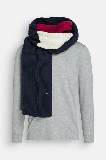 TOMMY HILFIGER Schal dunkelblau