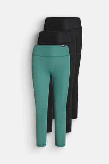 SMILODOX 3er-Pack Tights mehrfarbig