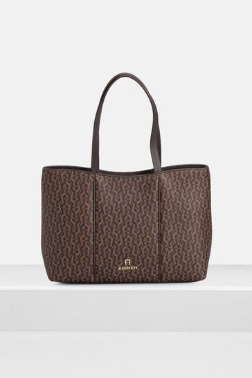 AIGNER Handtasche 'Liora' gemustert