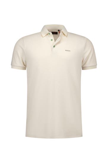 NEW ZEALAND AUCKLAND Polo-Shirt ecru Regular Fit