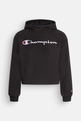 CHAMPION Fleece-Hoodie schwarz