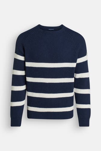 NORTH SAILS Wollmix-Strickpullover gestreift