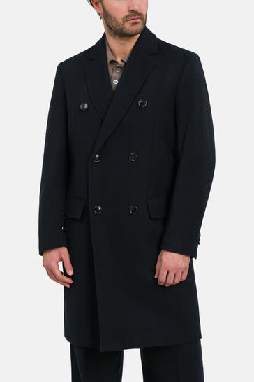 HECHTER Paris Wollmix-Mantel schwarz