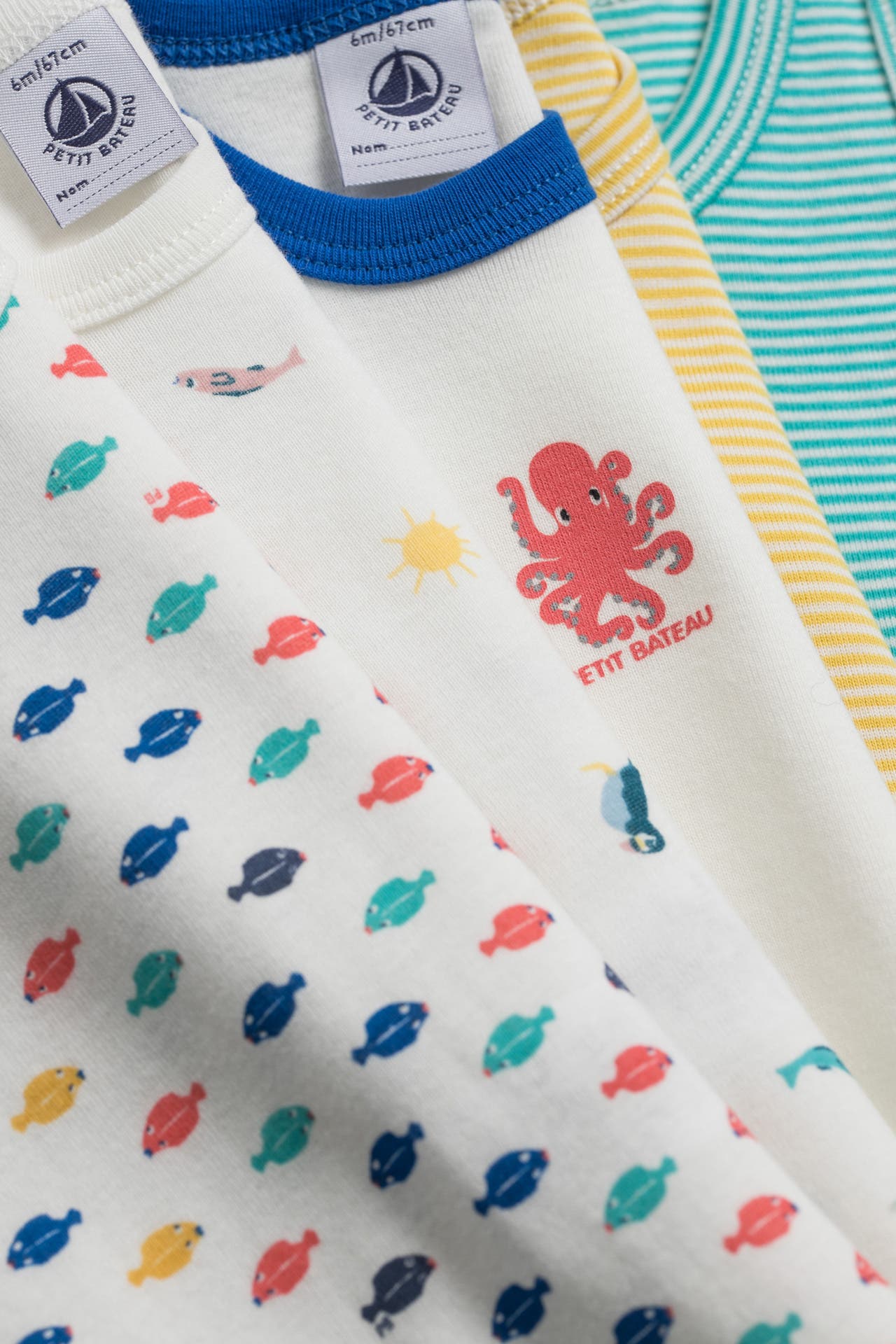 Petit Bateau Baby Socken 2-3 Jahre - Baumwolle Socken Set Gestreift