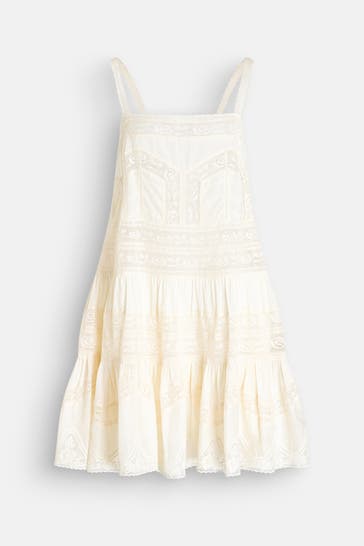 ZIMMERMANN Minikleid 'Halliday' creme
